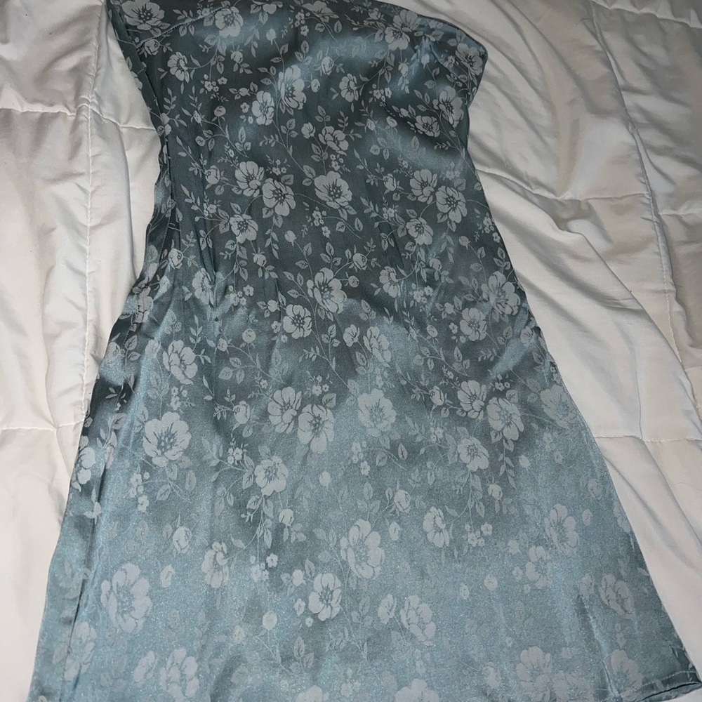 Floral Satin Dress